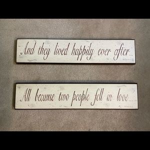 Signs for Wedding, Home Decor, Accent Piece